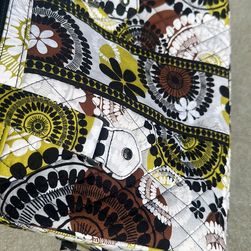 Vera Bradley Caroline Cocoa Moss Handbag - Picture 2 of 7